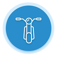 Иконка дубликаты номеров на мотоцикл